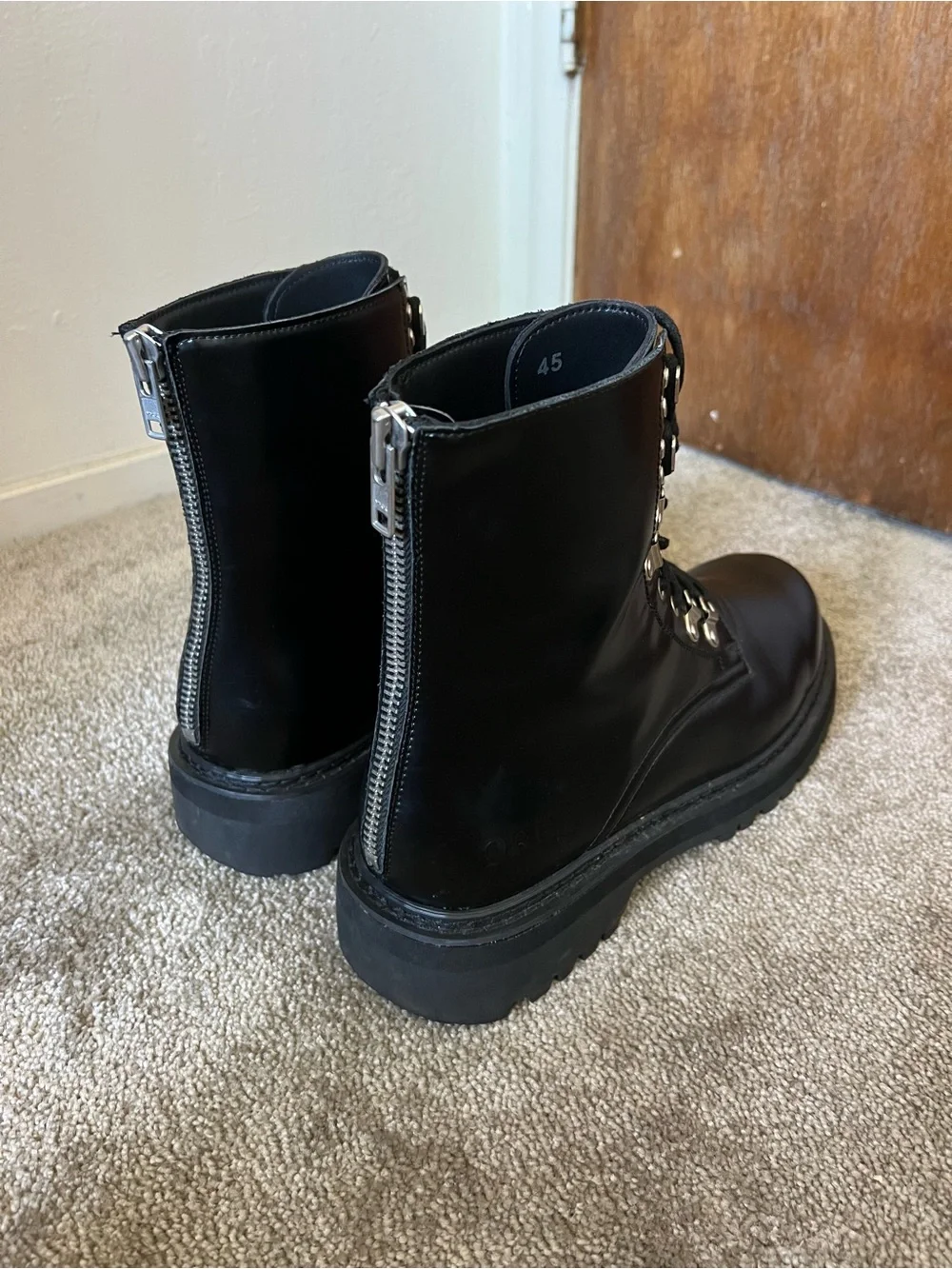 Dr. Martens polished black